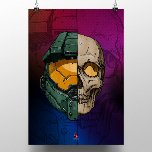 Master Chief - A3 300GSM Signed Print