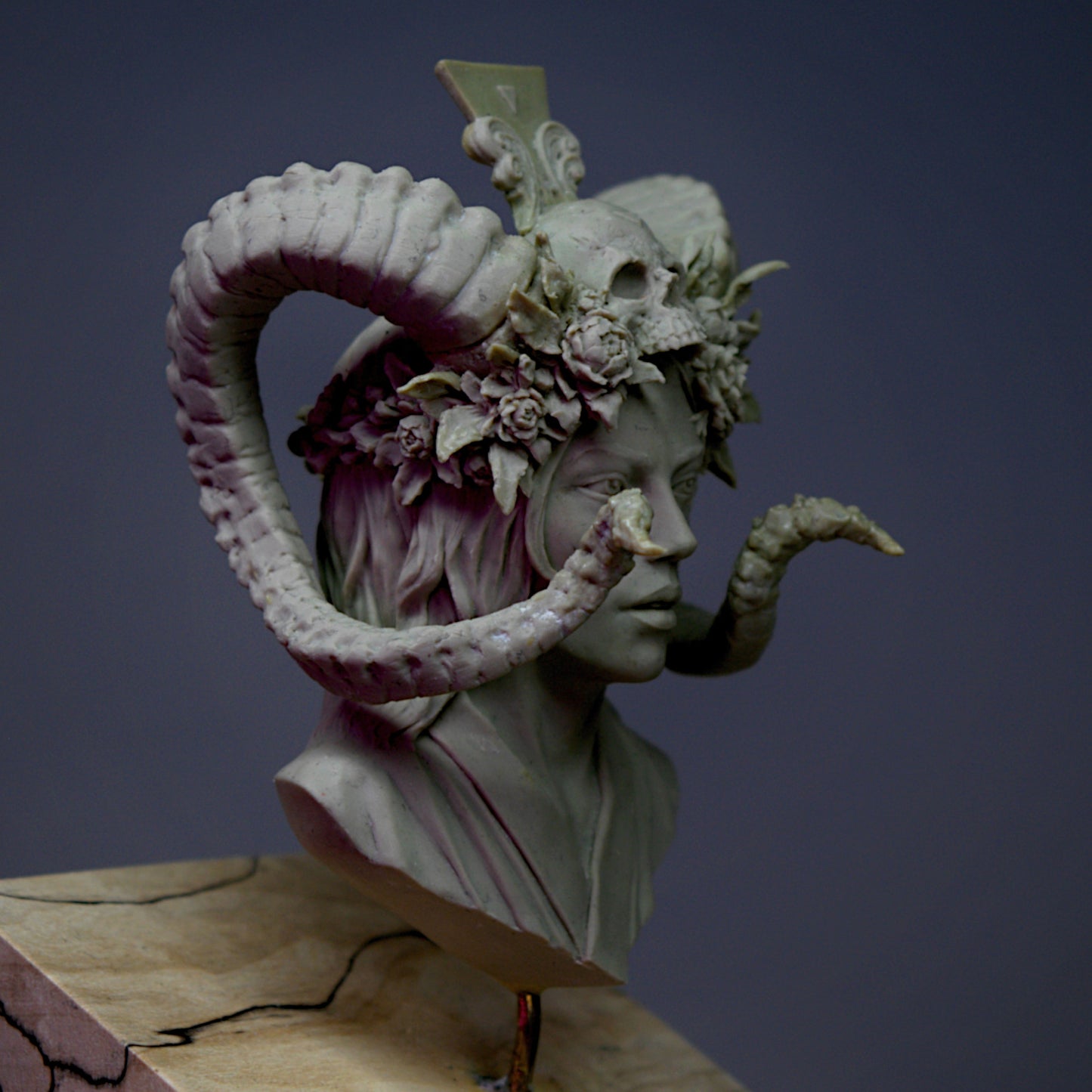 Miyuki Resin Cast Sculpture by The Veiled Lamp
