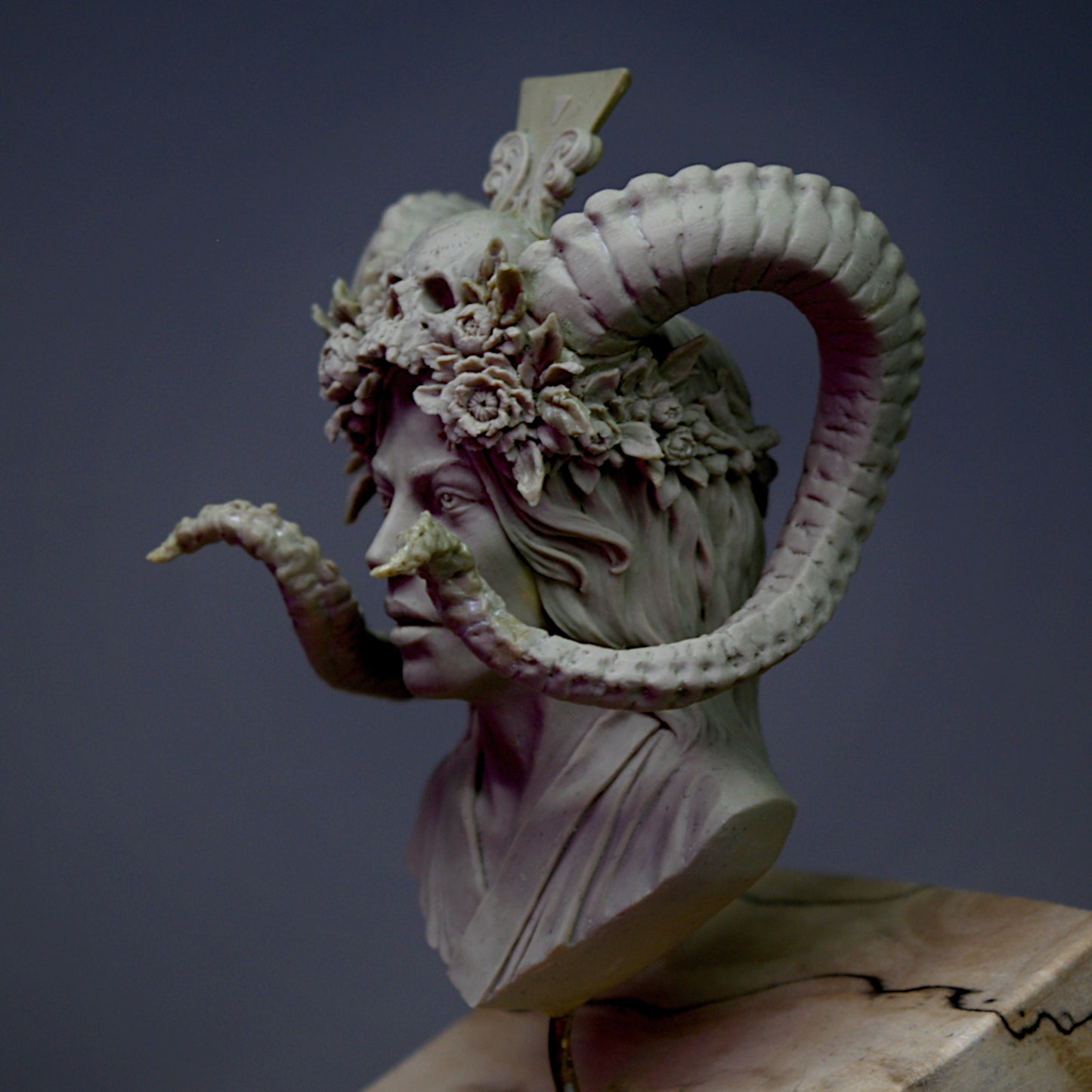 Miyuki Resin Cast Sculpture by The Veiled Lamp